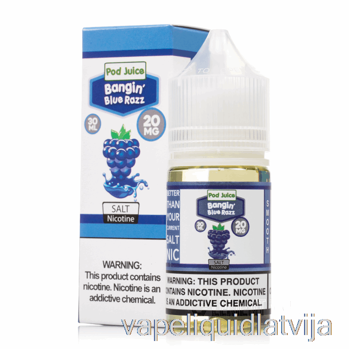 Bangin Blue Razz - Pāksts Sula - 30ml 35mg Vape šķidrums